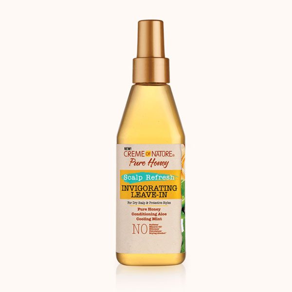 Creme of Nature Pure Honey Scalp Refresh Tonique Capillaire sans Rinçage 236ml