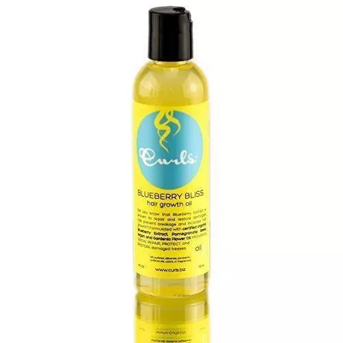 Curls Bliss Hair Growth Oil, Blueberry, 4 oz.