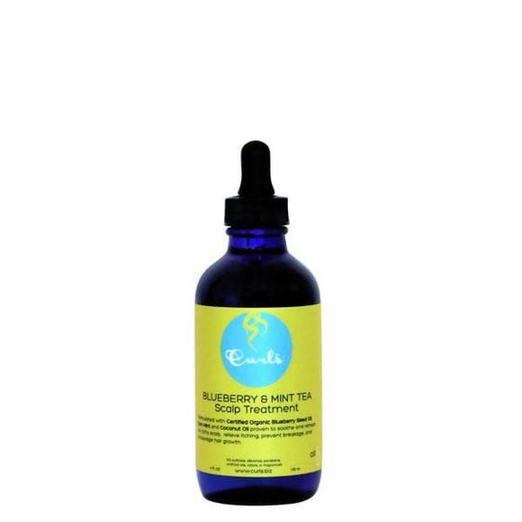 Curls Traitement Cheveux et Cuir Chevelu Croissance Myrtille & Thé Menthe 120ml.