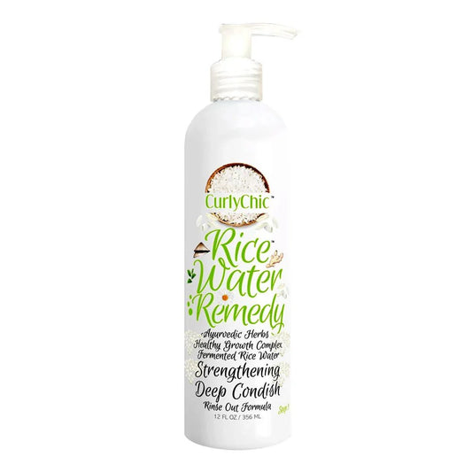 CURLYCHIC SOIN FORTIFIANT APRÈS-SHAMPOOING EAU DE RIZ 237 ML