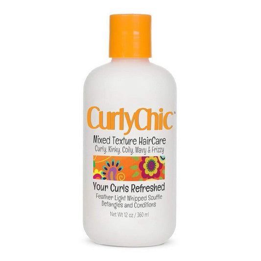 CURLYCHIC Votre Soufflé Fouetté Ultra Léger Rafraîchissant pour Boucles, 355 ml