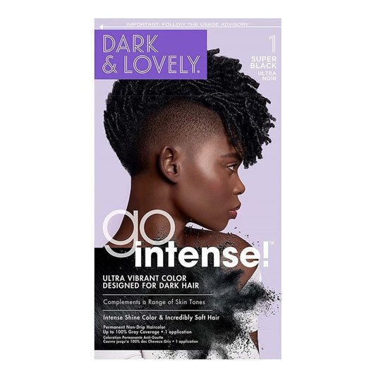 DARK & LOVELY GO INTENSE - 1 SUPER BLACK