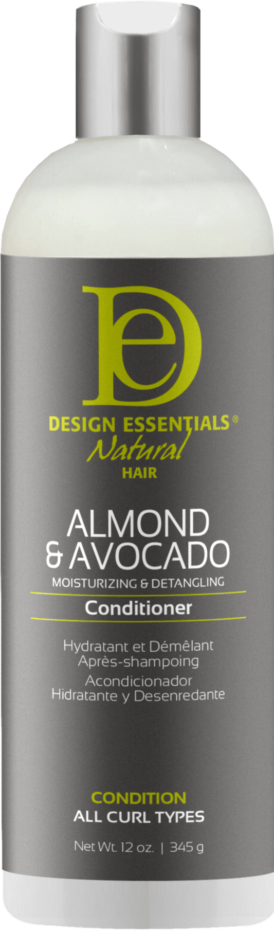 DESIGN ESSENTIALS ALMOND & AVOCADO MOISTURIZING & DETANGLINGCONDITIONER 12OZ