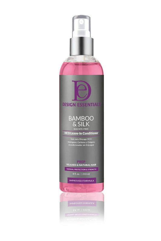 DESIGN ESSENTIALS BAMBOO & SILK SULFATE FREE HCO LEAVE IN CONDITIONER 8OZ