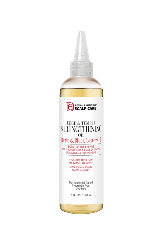 DESIGN ESSENTIALS Soin du cuir chevelu Huile fortifiante pour les bords et les tempes 118 ml