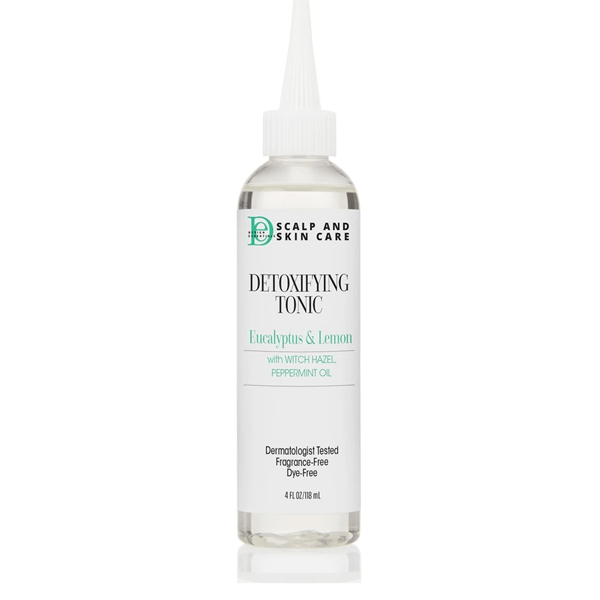 DESIGN ESSENTIALS SOIN DU CUIR CHEVELU ET DE LA PEAU Tonique Détoxifiant – Eucalyptus & Citron 118 ml