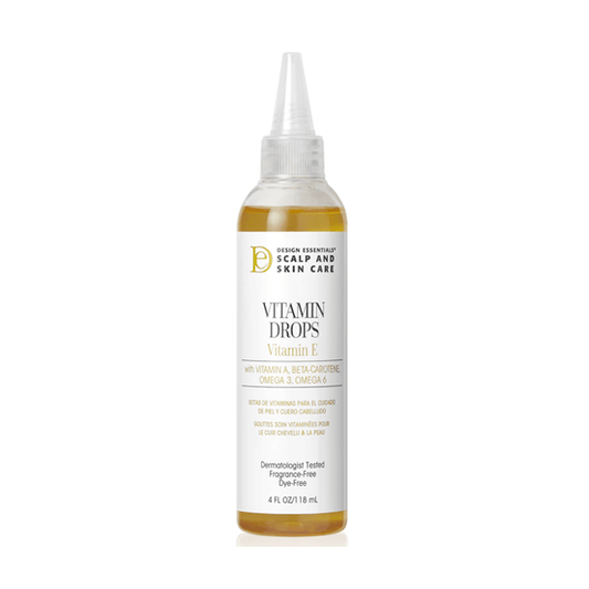DESIGN ESSENTIALS SCALP & SKIN CARE Vitamin Drops – Vitamin E 4oz