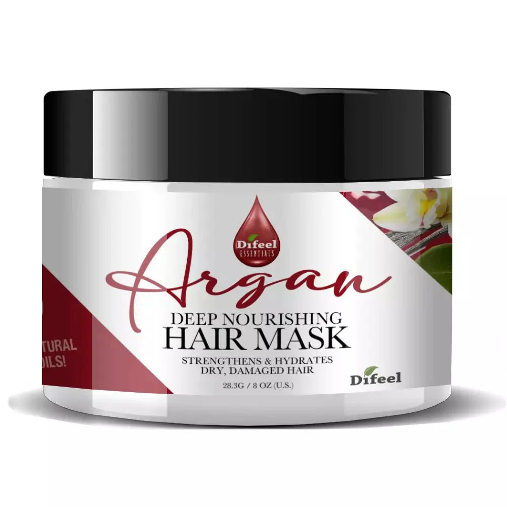 DI FEEL MASQUE CAPILLAIRE NOURRISSANT À L'HUILE D'ARGAN 8OZ