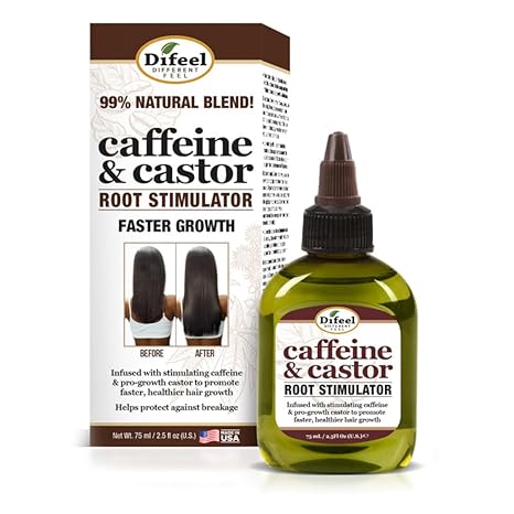 STIMULATEUR DE CHEVEUX À LA CAFÉINE ET À LA RACINE DE RICIN DI FEEL 75ML