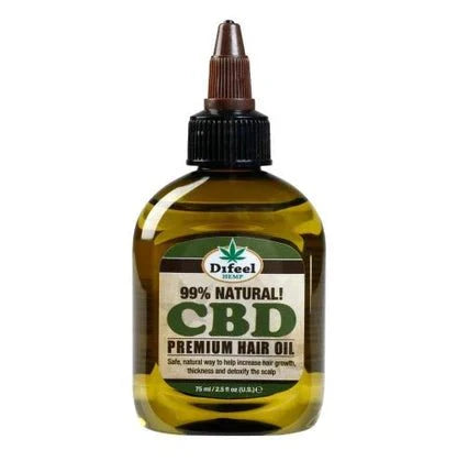 HUILE CAPILLAIRE PREMIUM AU CBD DI FEEL 2.5OZ
