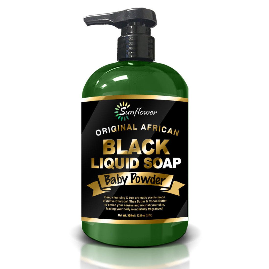 Savon Noir Liquide DIFEEL - Poudre pour bébé 355 ml