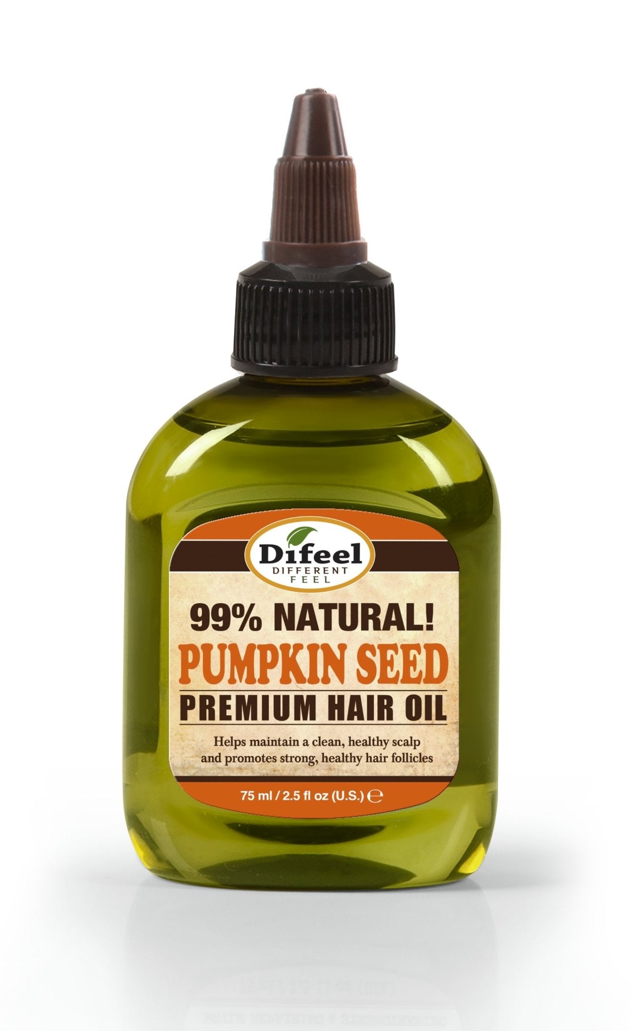 Huile capillaire naturelle de qualité supérieure DIFEEL – Pépins de citrouille 75 ml