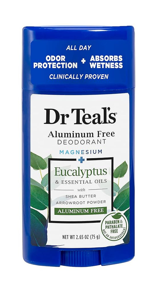 DR. TEALS ALUMINUM FREE EUCALYPTUS DEODORANT 2.65OZ
