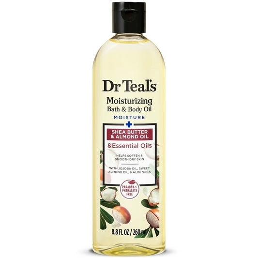 HUILE BAIN ET CORPS AU BEURRE DE KARITÉ DR TEAL'S 8.8OZ