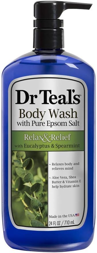 GEL DOUCHE EUCALYPTUS ET MENTHE VERTE DR. TEAL'S 710 ML