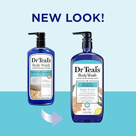 DR TEAL'S GEL DOUCHE GINGEMBRE ET ARGILE 709ML