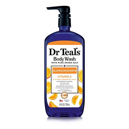 DR TEALS GEL DOUCHE ÉCLAT & LUMINOSITÉ VITAMINE C