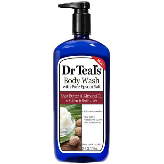 DR TEAL'S GEL DOUCHE BEURRE DE KARITÉ ET HUILE D'AMANDE 710ML