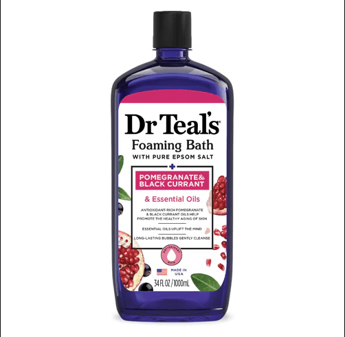 DR TEAL'S FOAMING BATH POMEGRANATE 34 OZ