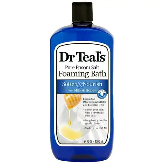 BAIN MOUSSANT DR TEAL'S ADOUCIT ET NOURRIT 34OZ