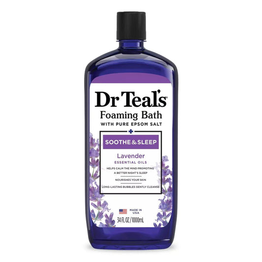 Bain Moussant Lavande Apaisant et Relaxant Dr Teal's 34OZ