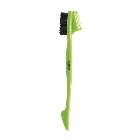 BROSSE ET PEIGNE À BORDS VERTS 3 EN 1 EBIN - TYPE DUR