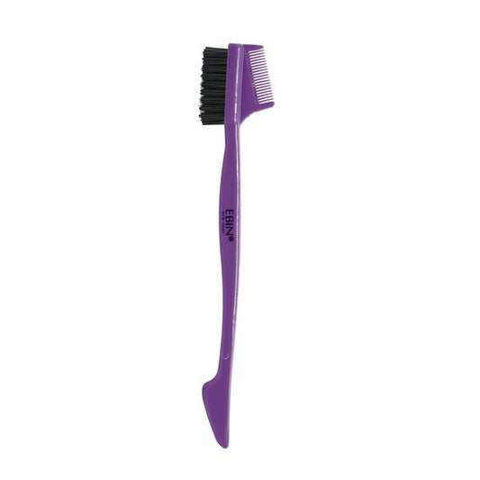 BROSSE ET PEIGNE À NERVURES VIOLETTES 3 EN 1 EBIN - TYPE EXTRÊMEMENT DUR