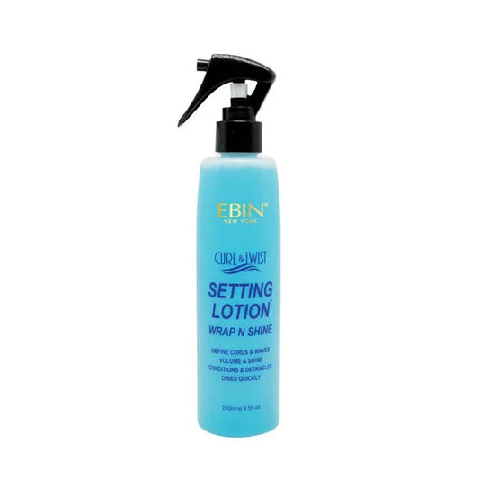 EBIN ORIGINAL LOTION FIXANTE BOUCLES ET TWISTS ENVELOPPEMENT ET BRILLANCE 8.5OZ