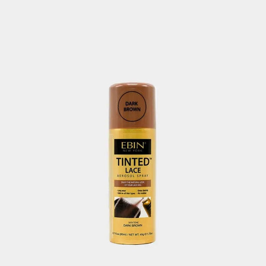 EBIN SPRAY AÉROSOL TEINTÉ DENTELLE - BRUN FONCÉ 2.7OZ