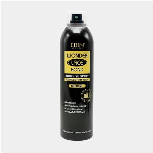 EBIN WONDER LAQUE ADHÉSIVE FIXATION EXTRÊME FORTE (SUPREME) 14.2OZ