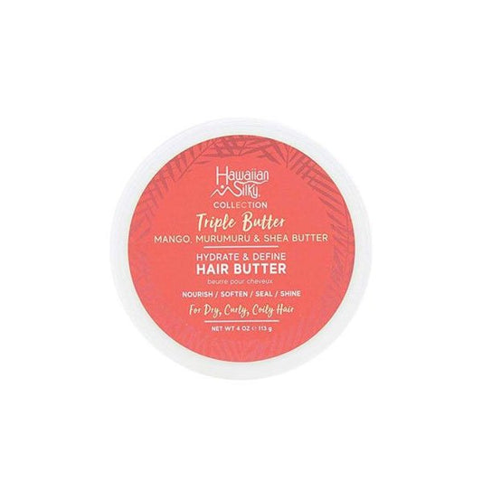 HAWAIIAN SILKY Triple Butter Beurre Capillaire Hydratant & Définissant 113g