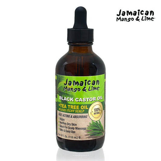 JAMAICAN MANGO & LIME HUILE DE RICIN NOIRE DE JAMAÏQUE & ARBRE À THÉ 4OZ