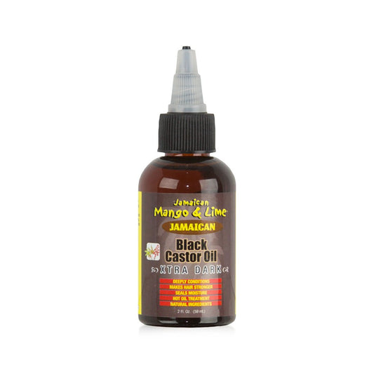 HUILE DE RICIN NOIRE JAMAÏCAINE JAMAICAN MANGO & LIME - EXTRA FONCÉE 59 ML