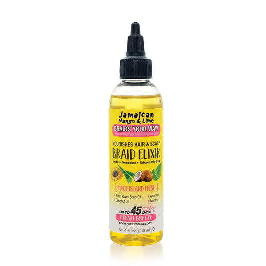 ÉLIXIR POUR TRESSES JAMAICAN MANGO & LIME : NOURRIT CHEVEUX ET CUIR CHEVELU 120 ML