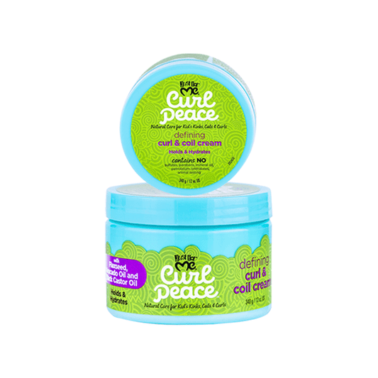 JUST FOR ME ! CRÈME DÉFINITION BOUCLES ET SPÉCIALE CHEVEUX CRÉPUS CURL PEACE 340G