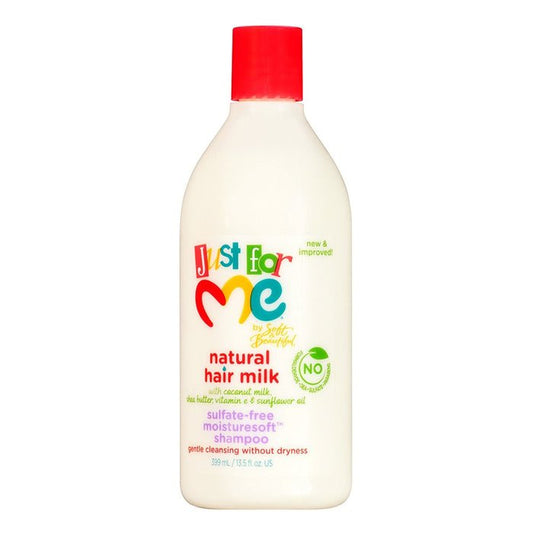 JUST FOR ME Natural Hair Milk Sulfate-Free Moisturesoft Shampoo 13.5OZ