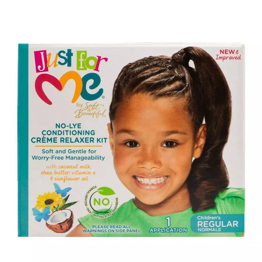 POUR MOI SEULEMENT ! KIT DE CRÈME DÉFRISANTE REVITALISANTE SANS SOUDE