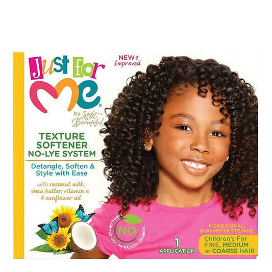 JUST FOR ME! KIT DE DÉFRISAGE SANS SOUDE ADOUCISSANT LA TEXTURE 334 g