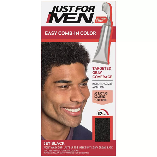 JUST FOR MEN COLORATION EXPERTE PEIGNE ET COLORE NOIR DE JAIS A-60