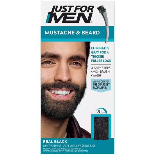 JUST FOR MEN MOUSTACHE & BARBE NOIR PROFOND M-55