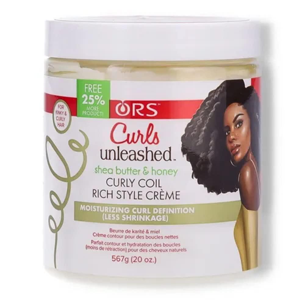 ORS CURLS UNLEASHED SHEA BUTTER & HONEY CRÈME DÉFINISSANTE POUR BOUCLES 20 OZ