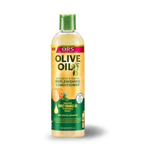 APRÈS-SHAMPOOING RÉPARATEUR INFUSÉ À L'HUILE D'OLIVE, HUILE D'ORANGE DOUCE, FORTIFIANT ET NOURRISSANT ORS 360ML
