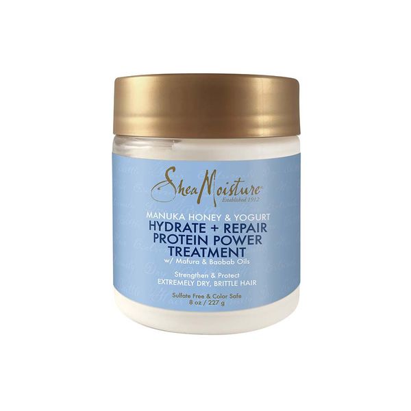 SHEAMOISTURE Manuka Honey & Yogurt Hydrate + Repair Protein-Strong Treatment 8oz