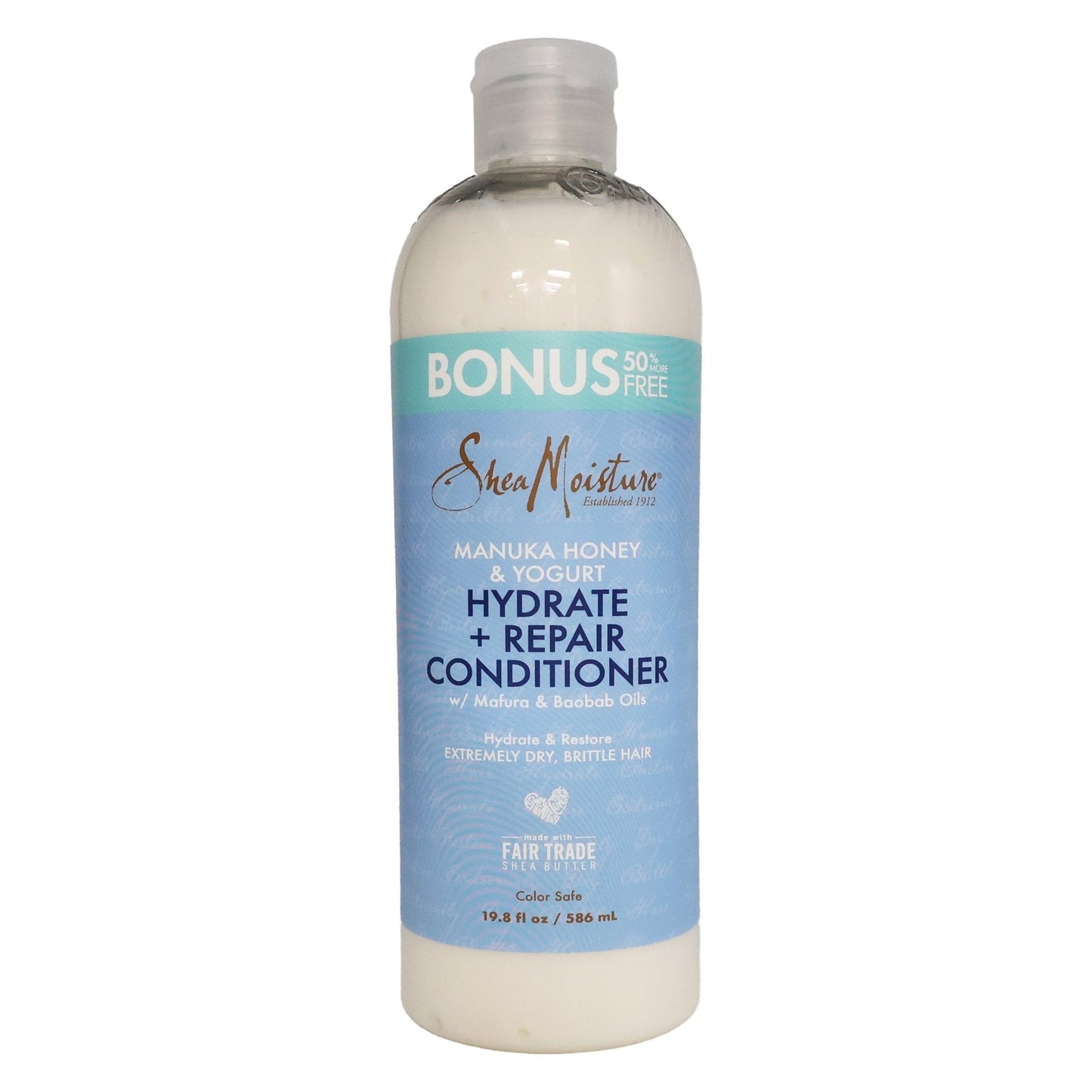 SHEA MOISTURE MIEL DE MANUKA ET YOGOURT SOIN APRÈS-SHAMPOOING HYDRATATION+RÉPARATION 561G