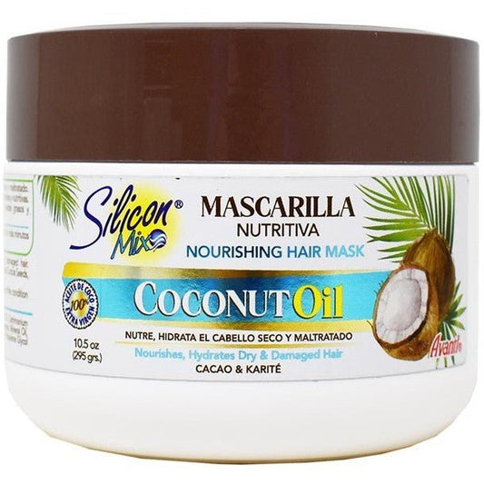 SILICONMIX MASQUE CAPILLAIRE NUTRITIF HUILE DE NOIX DE COCO 10.5OZ
