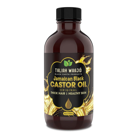TALIAH WAAJID BLACK EARTH PRODUCTS HUILE DE RICIN NOIRE DE JAMAÏQUE JBCO ORIGINALE 4OZ