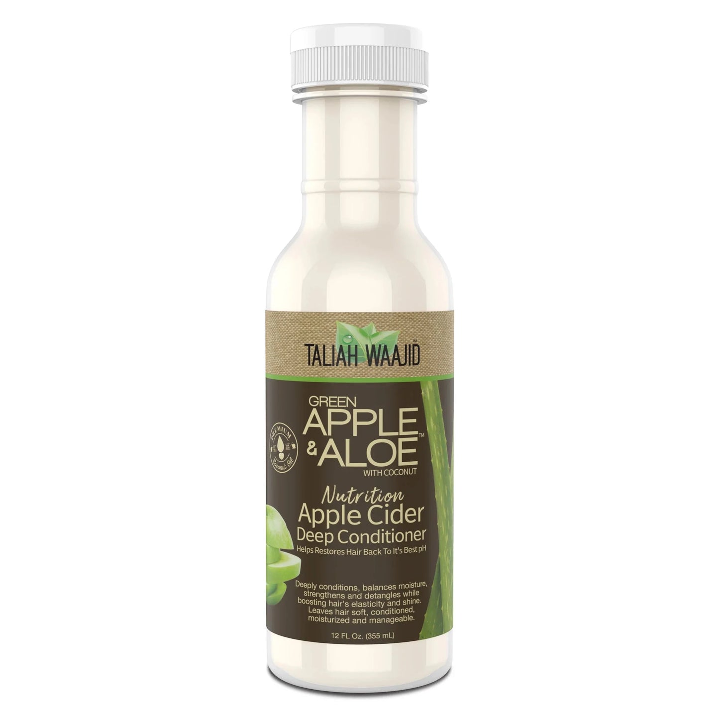 Taliah Waajid GREEN APPLE ALOE SOIN PROFOND VINAIGRE DE CIDRE DE POMME 12OZ