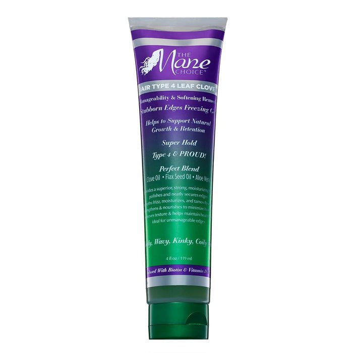 THE MANE CHOICE 4 Leaf Clover Gel Fixant Dégivrant Rémède Maniabilité & Adoucissant Bords Rebelles 4OZ