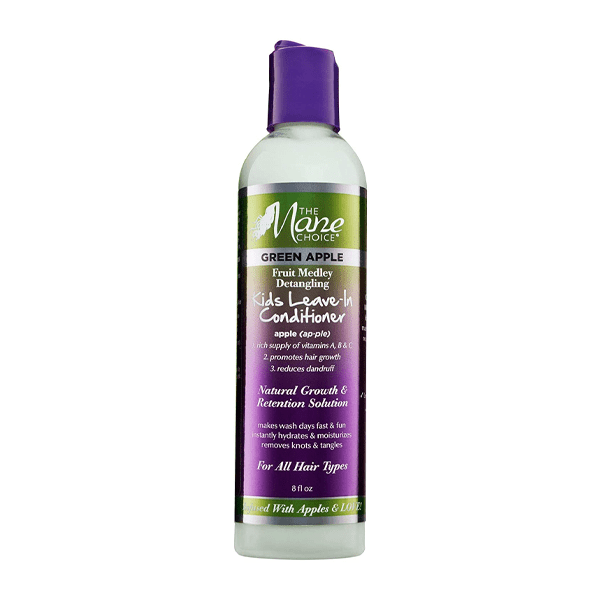The Mane Choice Après-shampoing démêlant sans rinçage pour enfants Green Apple Fruit Medley 236 ml